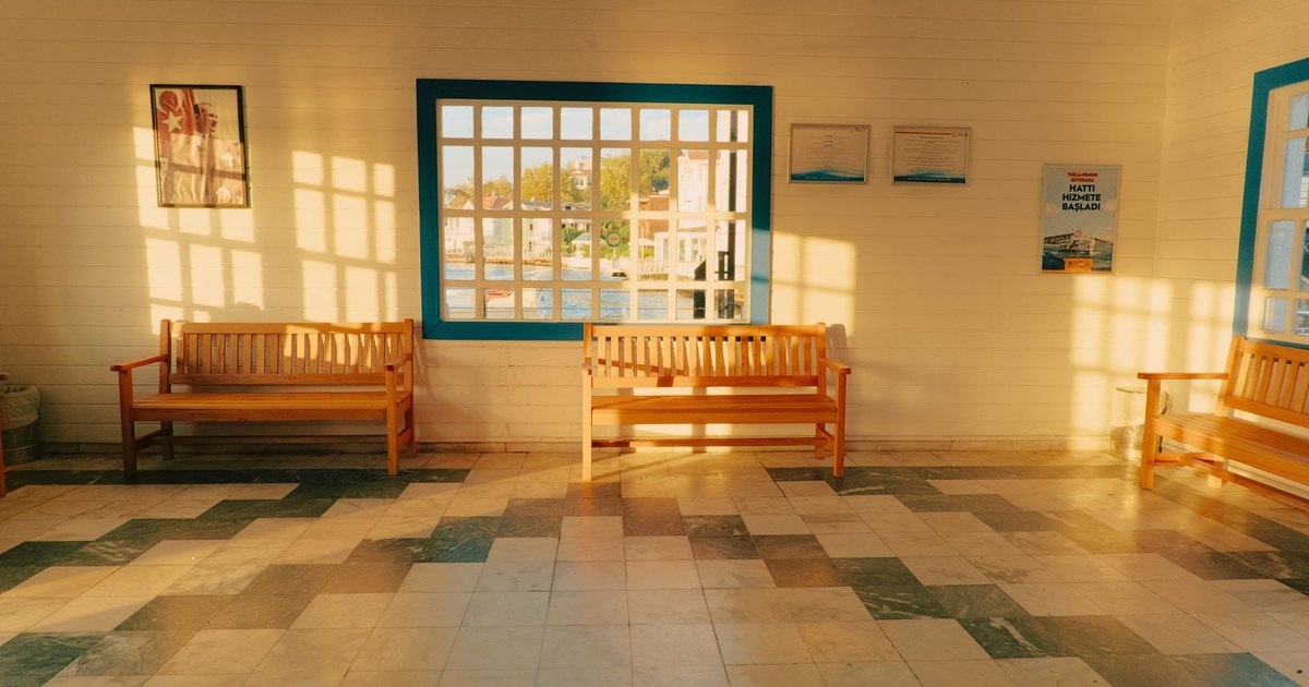 An empty courtroom