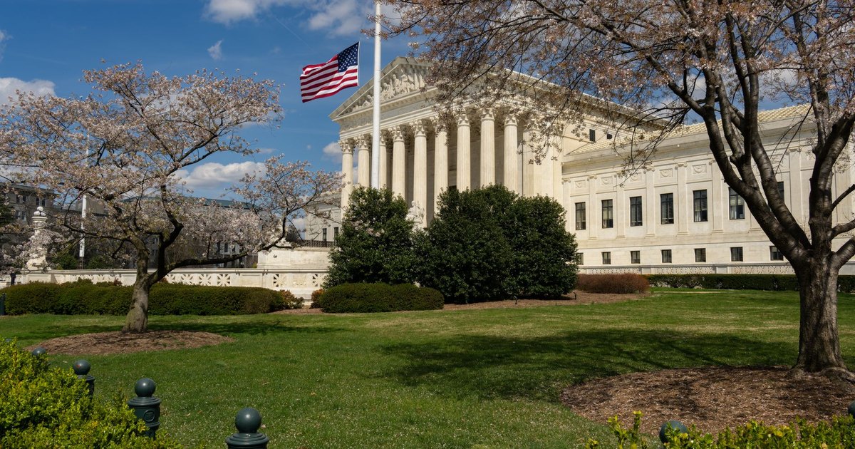 The exterior of a United States federal courthouse