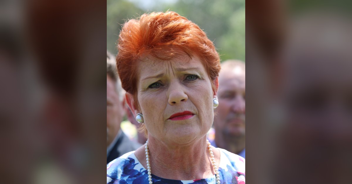Australian Senator Pauline Hanson